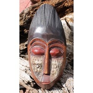 Handcrafted in Ghana Carved Tribal Mask